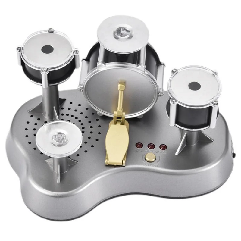New Kids Drum Set Finger Drum Set Electronic Mini Finger Drum Portable Finger Touch Drum Novel Desktop Drum Gift for Kids