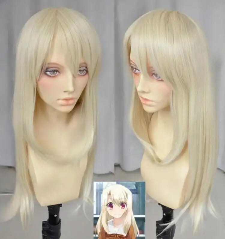 Magical Girl Fate/kaleid liner Cosplay Wig Long Fashion Beautiful Blonde Hairs Wigs