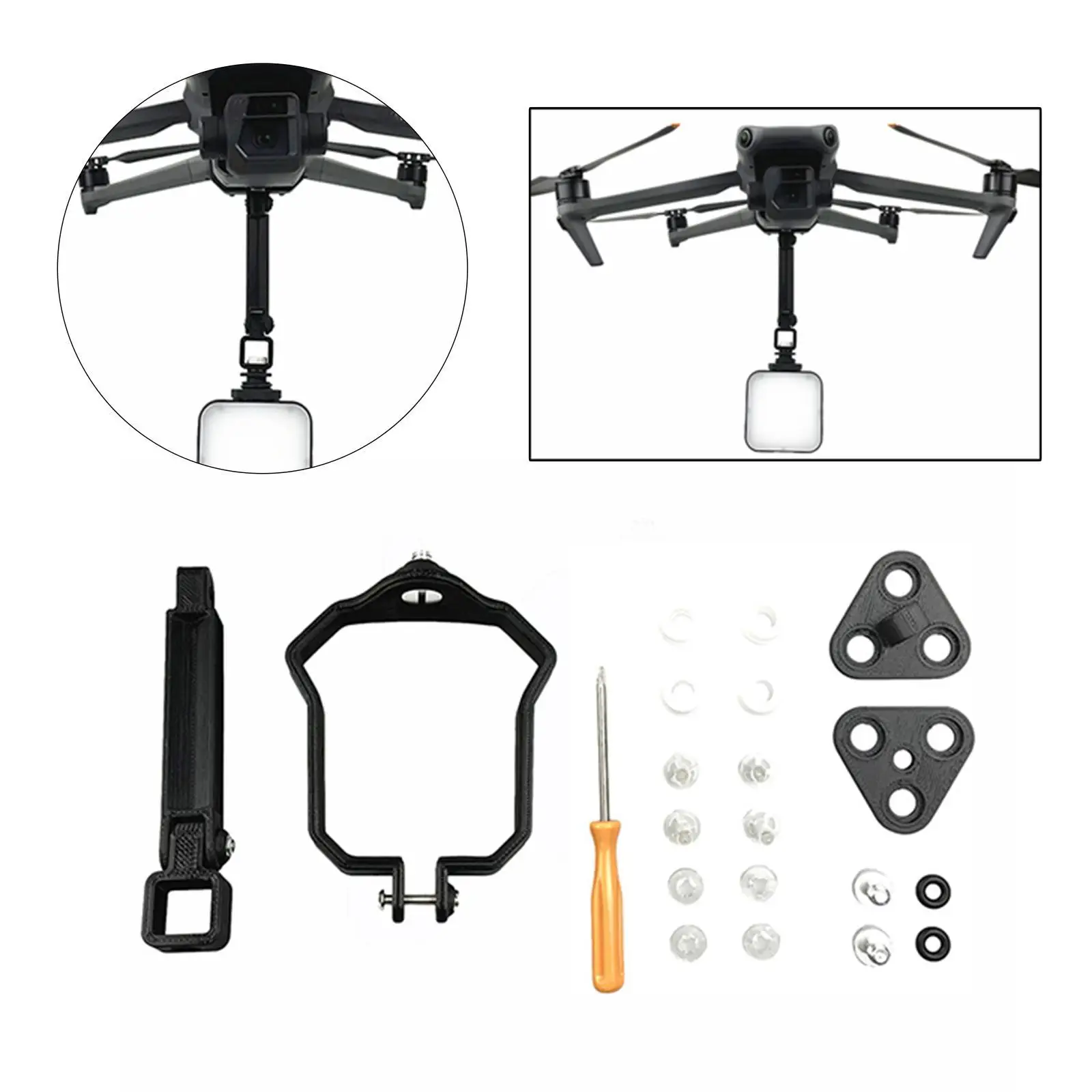 Extended Adapter Bracket Holder 1/4 Threaded Screw for DJI Mavic 3 Cine Part