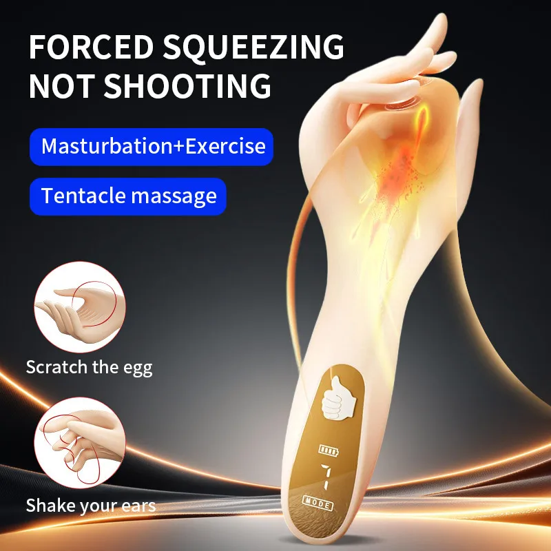 Penis Trainer Glans Vibrator Stimulator Male Sex Toy Glans Penis Long Lasting Exercise Vibrator Stroker Glans Trainer Stimulator view 2