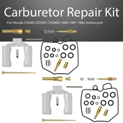 2 Set Carburetor Repair Rebuild Kit for CX500 CX500C CX500D 1980 1981 1982 Motorcycle