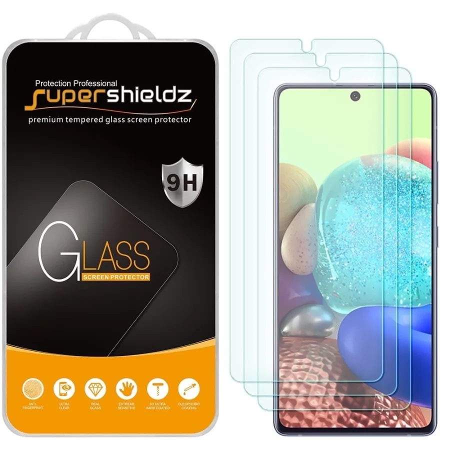 

[3-Pack] for Samsung Galaxy A71 5G/ A71 5G UW Tempered Glass Screen Protector, Anti-Scratch, Anti-Fingerprint, Bubble Free