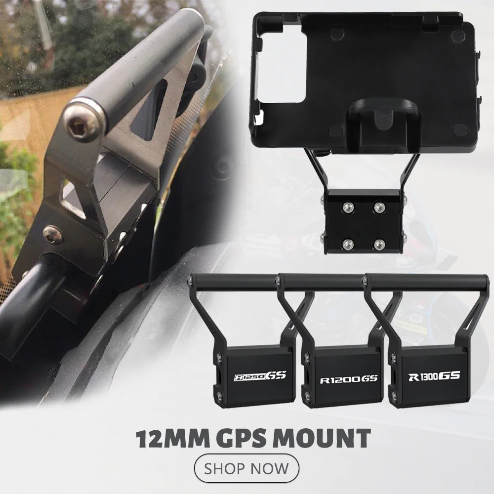 

2026 2025 New Motorcycle GPS Mounting Bracket Accessories For BMW R1300GS R1200GS R1250GS Adventure ADV 2014-2021 2022 2023 2024