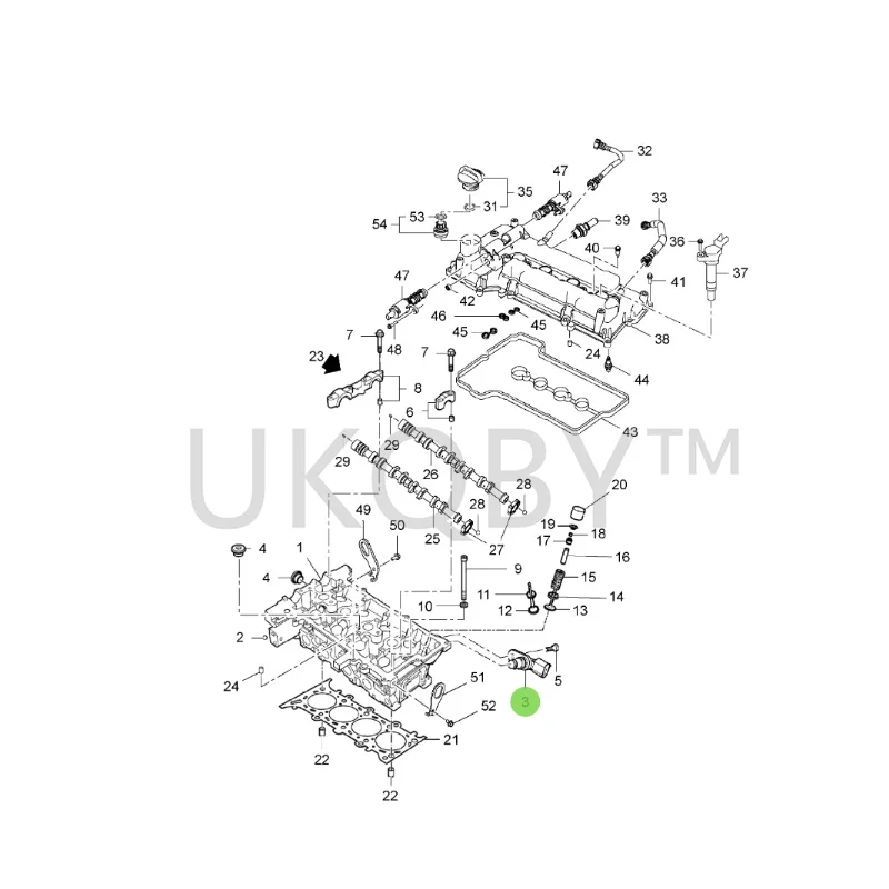 12577245 Suitable for GL8 Malibu Regal LaCrosse 2.0/2.4 Camshaft Sensor Eccentric Shaft Sensor