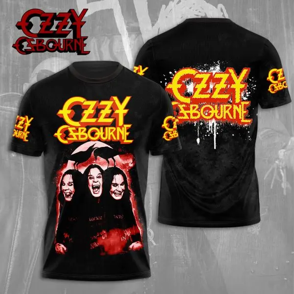 Popular Rock Ozzy Osbourne 3D Printing Men Women Hip Hop Trendy Short Sleeve T-Shirt Harajuku Round Neck T-Shirt Oversized Top image 6