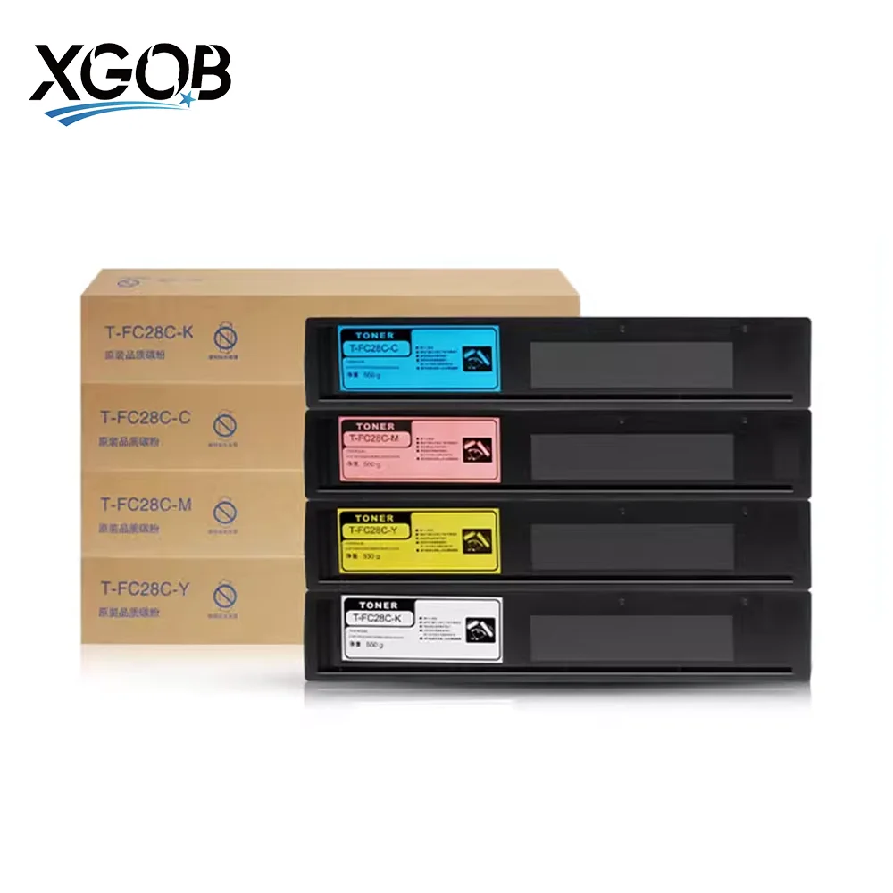 

1 шт. T-FC28C тонер-картридж для Toshiba e-Studio 2330C 2830C 3530C 4520C Высококачественный совместимый тонер BK 500 г CMY 400 г