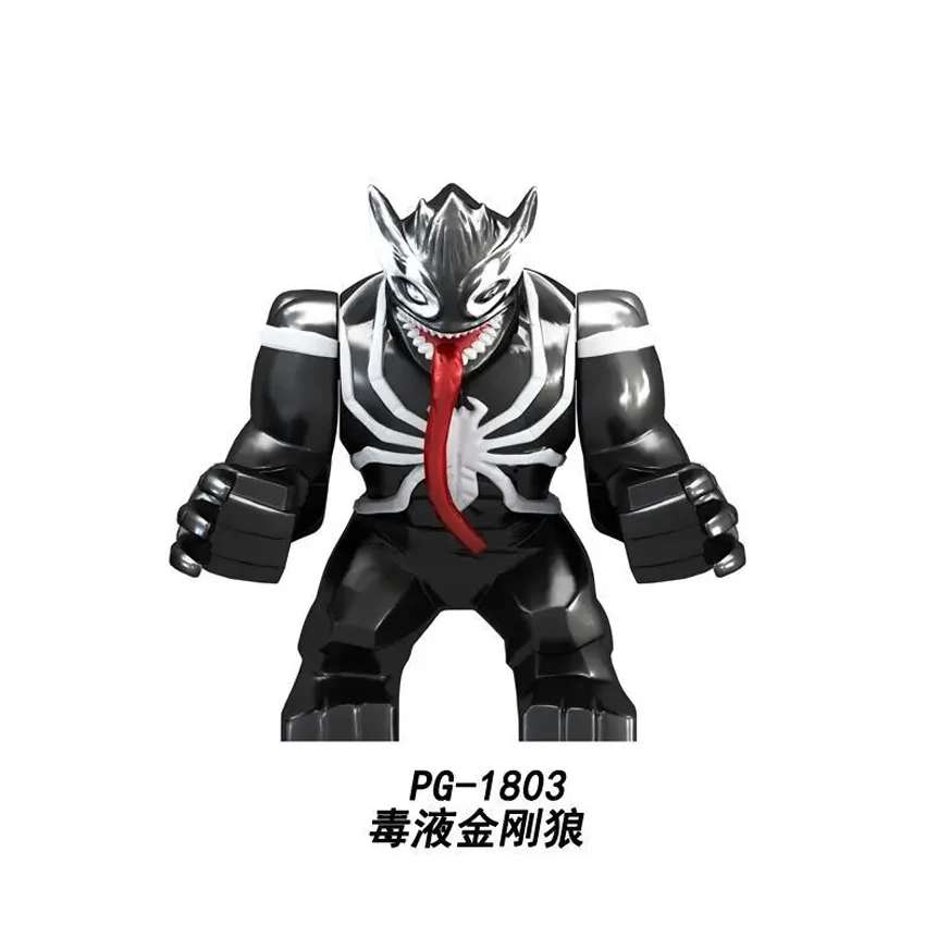 Marvel Superheroes-Venom3 Last Dance Venom Riot Slaughter Symbiotic,Building Blocks DIY Assemble Toy Model Anime Characters Gift