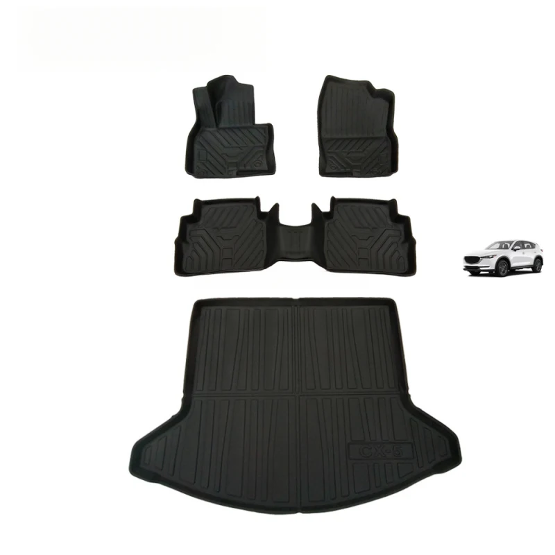 

Самые продаваемые 5D TPE коврики для автомобиля, противоскользящие, водонепроницаемые, аксессуары для салона CX-5, высокое качество