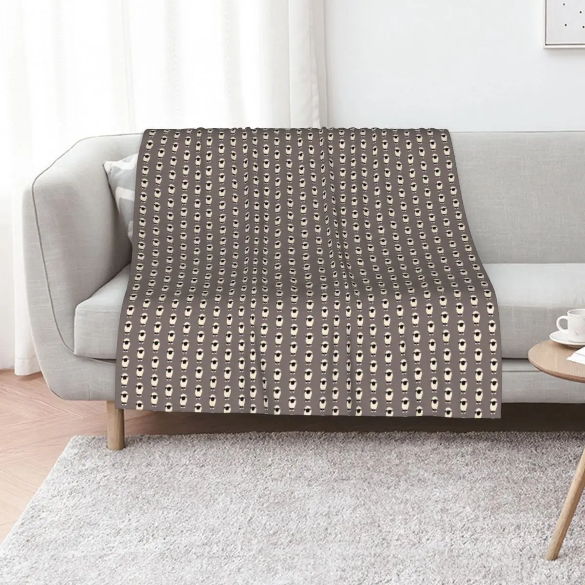Black nose valais sheep Throw Blanket Luxury St Soft Plaid For Decorative Sofa Weighted Comforter Warm Blankets