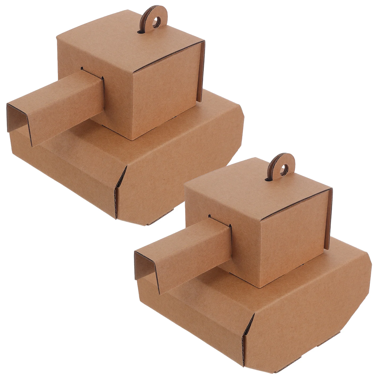 

2Pcs Cardboard Tank Craft Kit for Kids - DIY Paper Tank Building Set with Creative Stem Activity Supplies for Children's