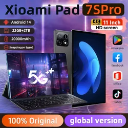 2025 New7S Pro Original Global Edition Tablet PC Pad Snapdragon 8gen2 HD 4K 22GB + 2TB Android 14 5G Tablet with Dual SIM WIFI