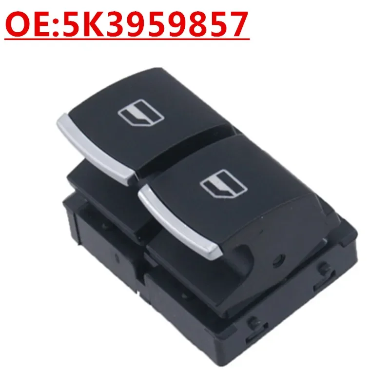 New OE:5K3959857 Power Window Master Control Single Switch For Vw Golf