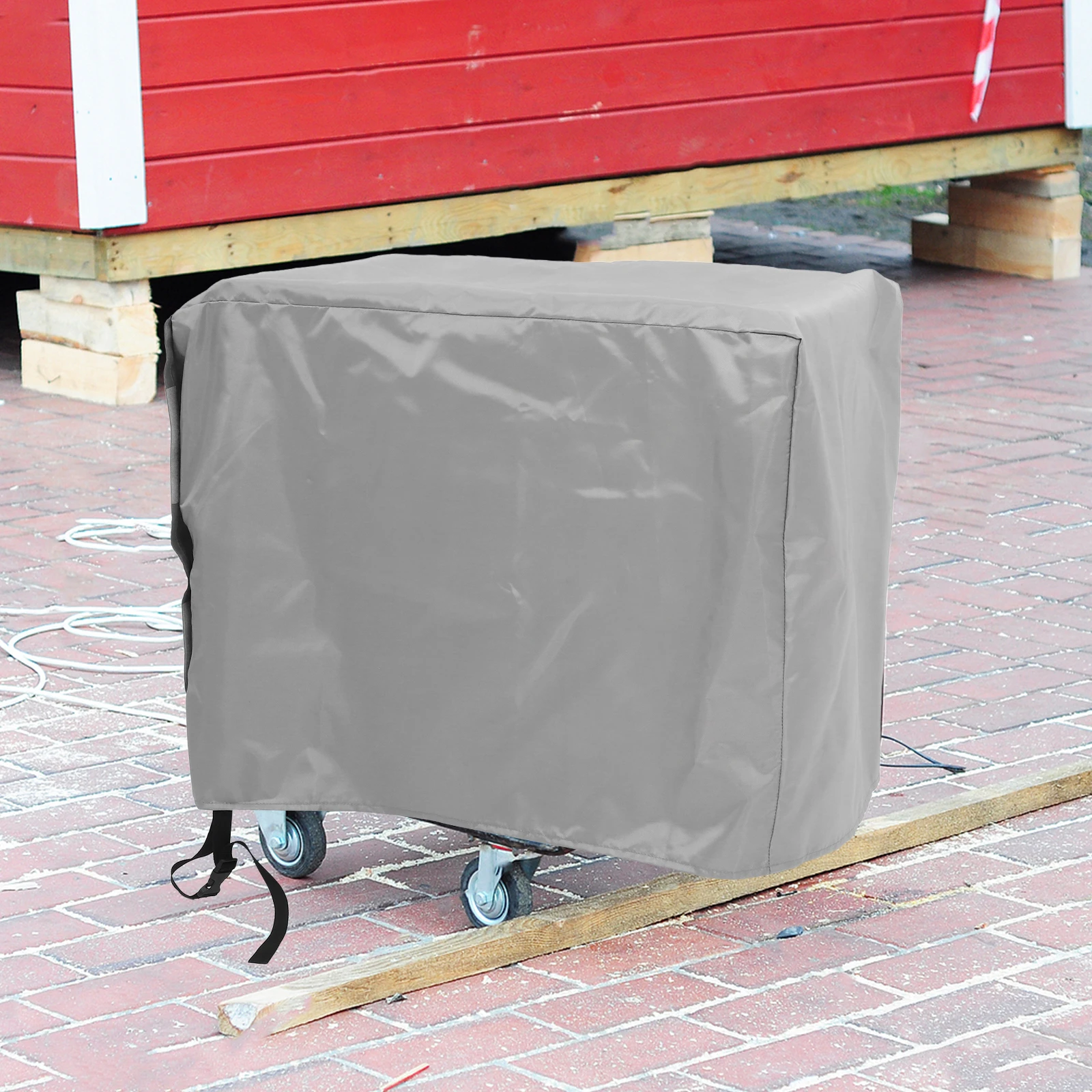 

Generator Cover Oxford Cloth Waterproof Heavy Duty Outdoor Gray Portable Foldable Universal Fit Various Models Long Term Use