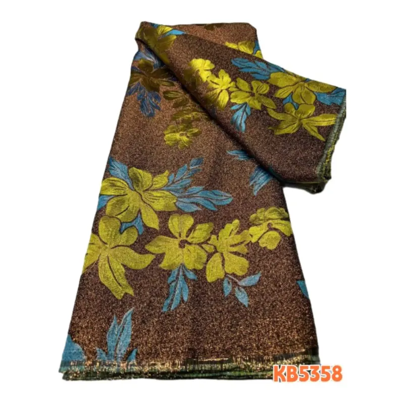Luxuriöse Spitzen im Angebot 5 Yards Hochwertiger Brokat-Spitzenstoff in Burnt Orange Französisches Netzgewebe mit Pailletten für Hochzeitskleider KB5358