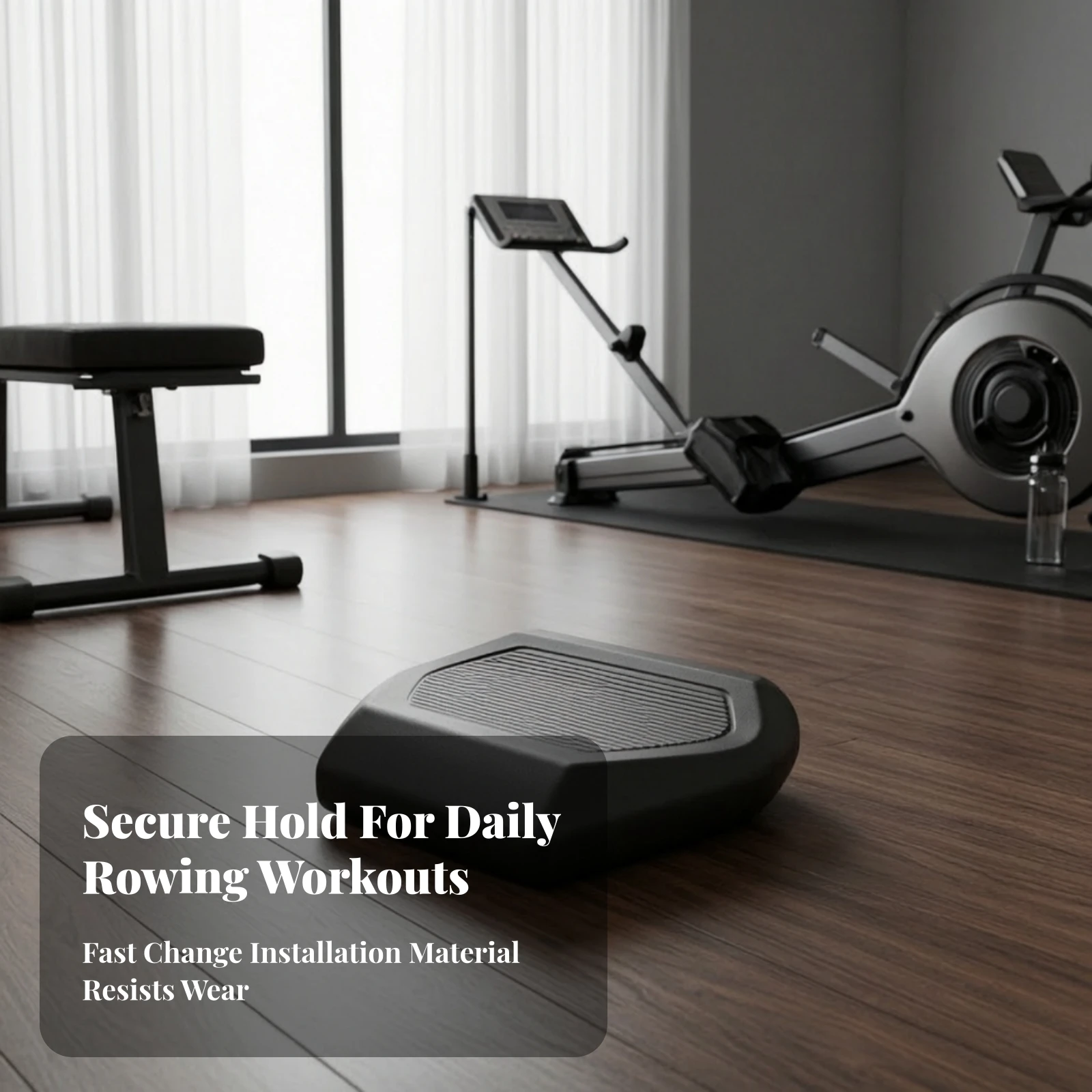 Home Gym Machine - Rowing Machine Seat Cushion Ergonomic Rower