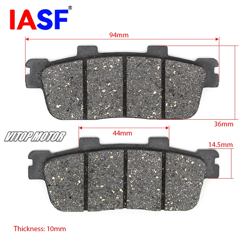 Fits for KYMCO X-Town People GTi People S New Downtown 350i Super Eagle King Joyride 200i ABS Motorcycle Rear Brake Pads Sets
