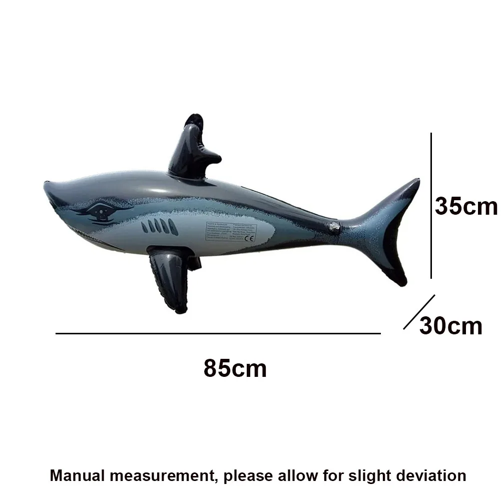 Floating Shark Float Toy Kids Adults PVC Inflatable Water Swimming Pool Simulation Whale Fish Animals Toys Pool Accessories