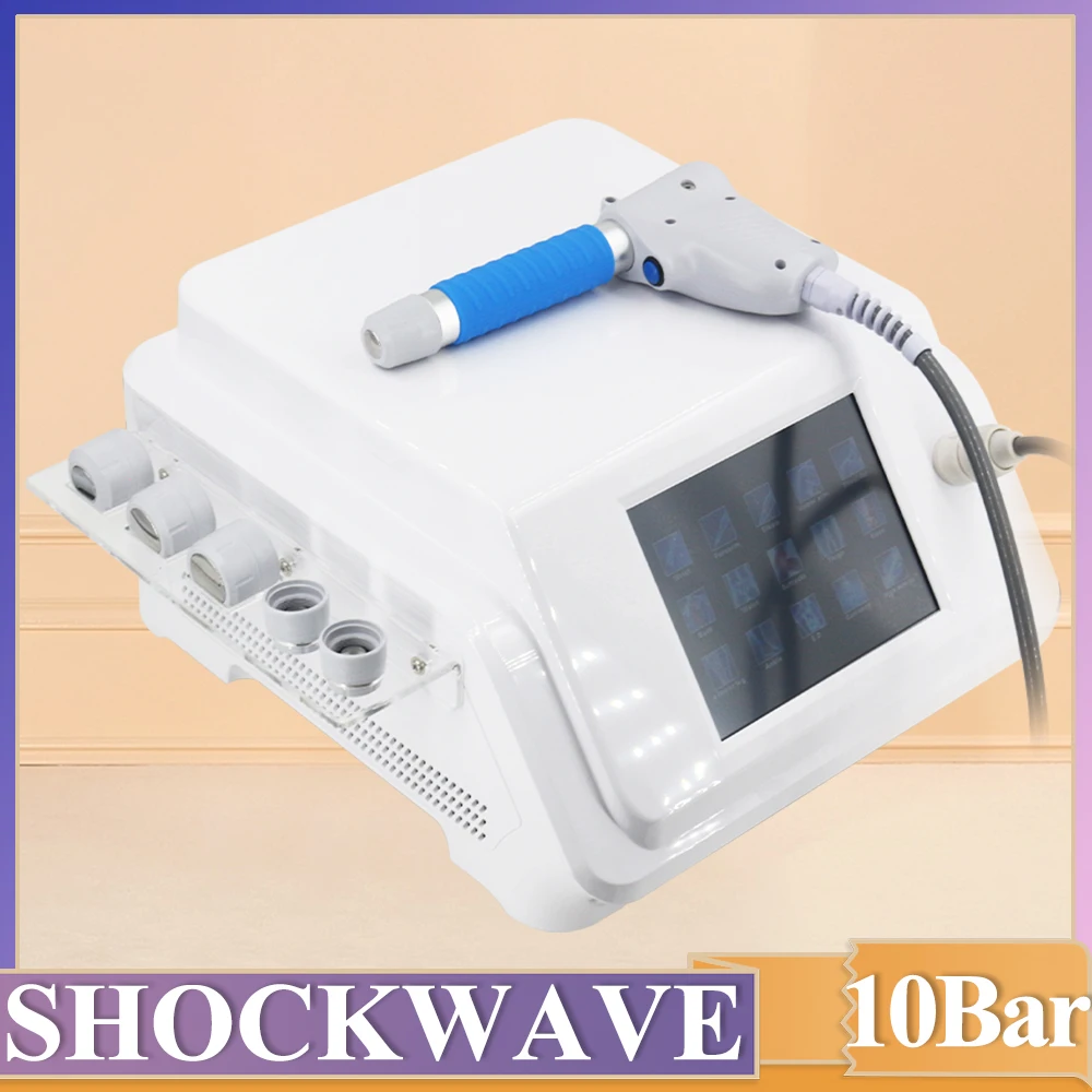 

2024 New 10bar Shockwave Massager Effective Treat ED Massage Pneumatics Shock Wave Therapy Machine Relieve Body Pain Massager