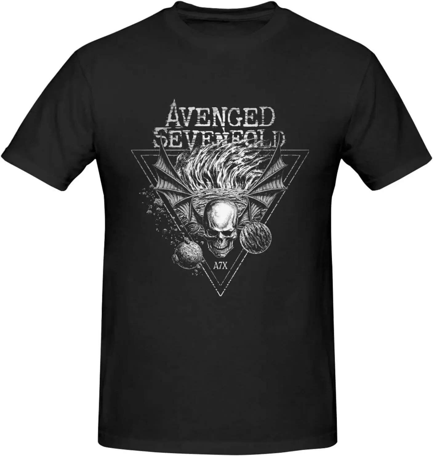 Avenged Music And Sevenfold Men Classic Tee For Men's Classic Cotton T-Shirt