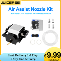 Air Assist Kit CNC Metal Air Nozzle 25W 54L/Min Laser Air Assist Pump For Laser Engraver Cutting NEJE Laser Module A40640/A40630