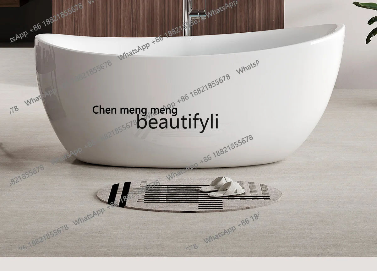 

Original and genuine household acrylic freestanding bathtub, household small apartment, hotel and homestay H