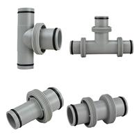 Pool Hose Adapter Connector Summer Swimming Pools Parts Threaded Inlet Replace for Home