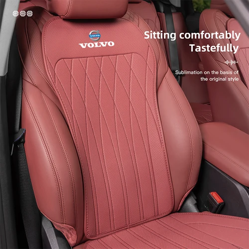 Imagen 2 del producto Cojín para asiento de coche Volvo, funda para asiento de coche portátil transpirable para V70 V50 T6 S90 AWD SC60 XC60 XC40 190h XC XC90 V40 S60 V60 C30