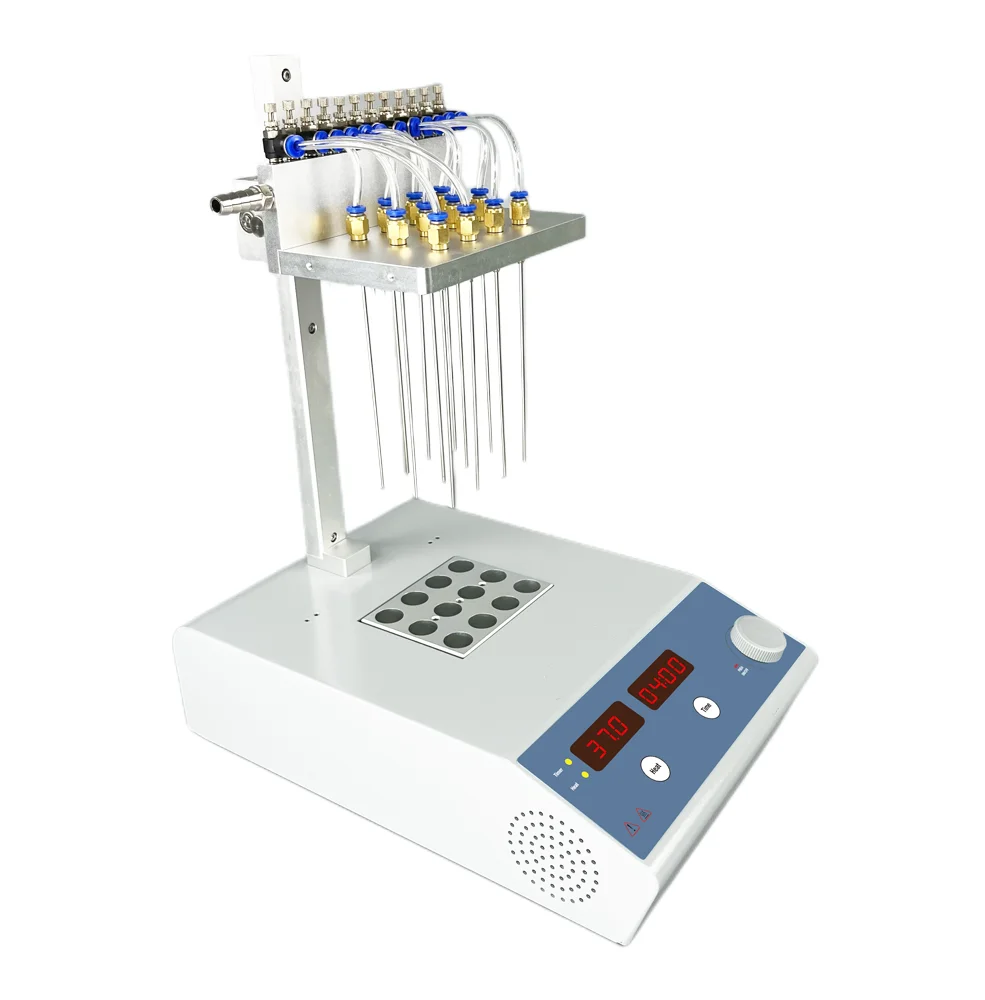 Nitrogen Blowers for Rapid Evaporation of Sample Solvents and Separation for Anaerobic Concentration.