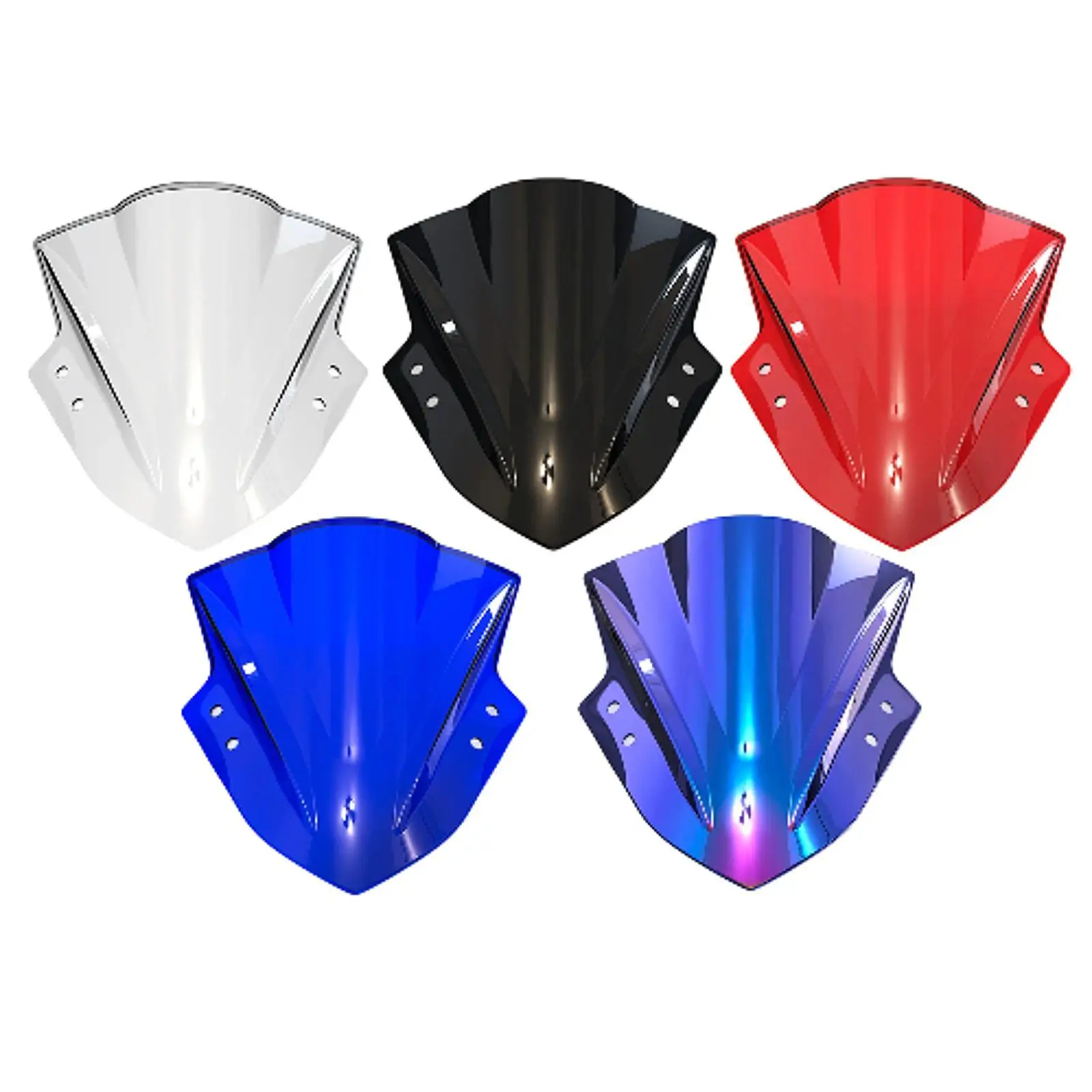 Motorcycle Windshield Windscreen Protection Spare Comfortable Riding Parts PC Replaces Wind Deflector for Ninja EX300R