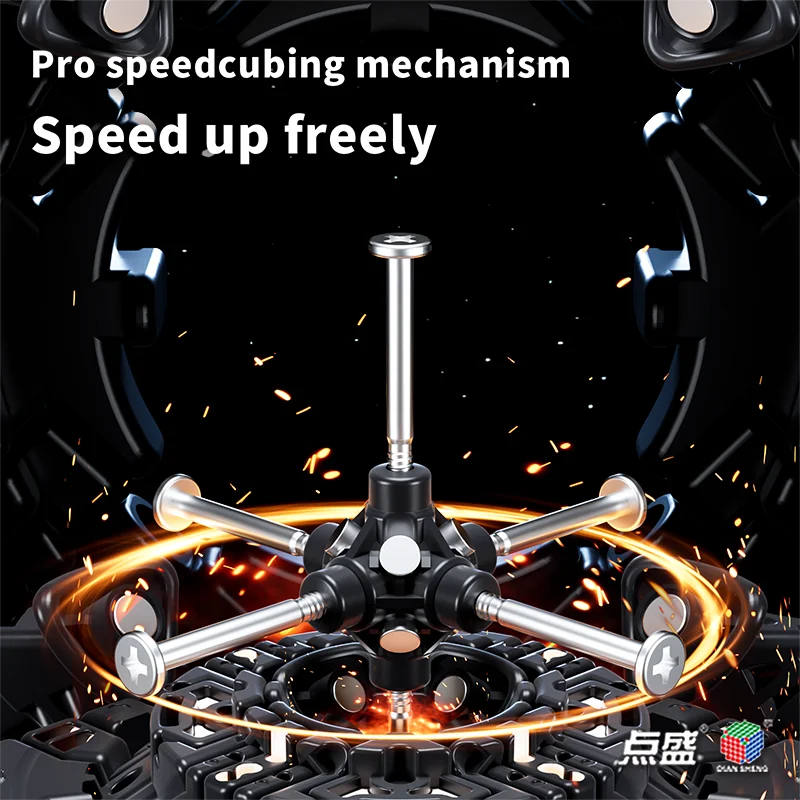 DianSheng Magnetic 7x7 Cube Mini Primary Magic Cube  Professional Speed Puzzle Games Fidget Toys Gifts