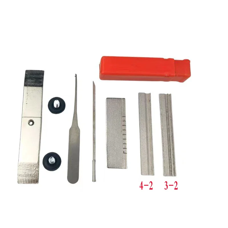 Imagem -02 - Três Cabeça de Folha de Estanho Conjunto Completo Ferramenta de Serralheiro Suprimentos Kit de Acessórios de Reparação Boa Qualidade Conjunto ab