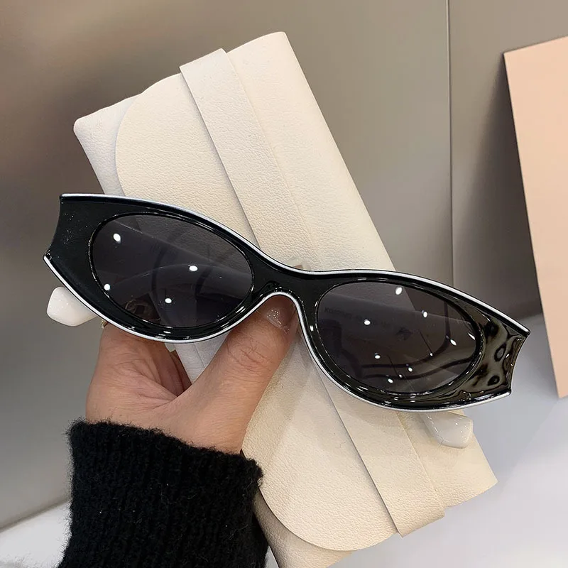 

Модные винтажные солнцезащитные очки в овальной оправе, летние солнцезащитные козырьки UV400 для женщин, уличные солнцезащитные очки для путешествий, уличного стиля, очки для вождения