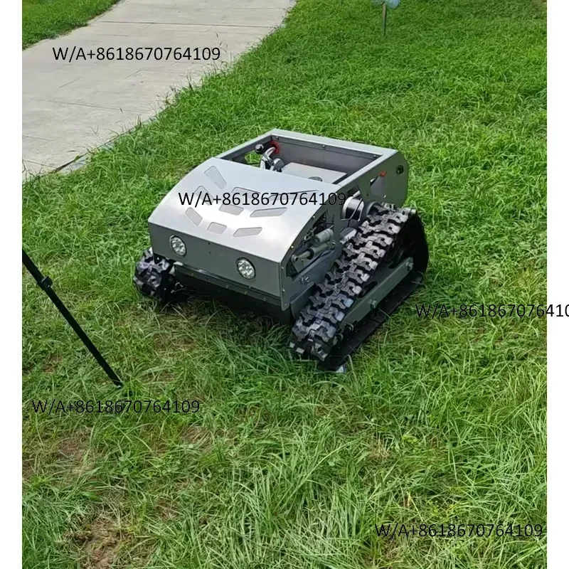 125cc 4-Stroke Cordless Lawn Mower Self-Propelled with 24V Wireless Remote Control for DIY Industrial & Agricultural Use