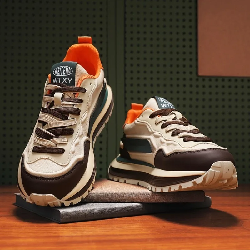 Trend Men Versatile Sneakers 2025 Autumn High Quality Comfortable Platform Sports Running Shoes Outdoor Youth Shoes for Men Plus