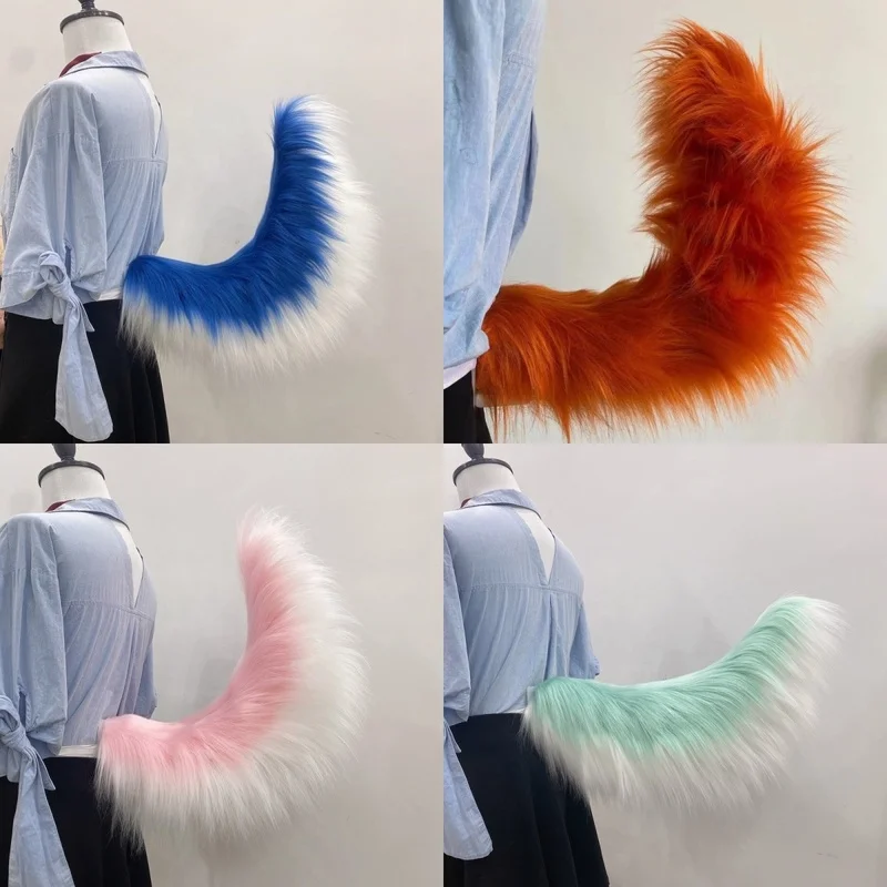 Cosplay Fox Tail Tease Cat Cos Props Diy Tail Raw Material Waist Decoration Cute Dog Beast Accessories Electric Model