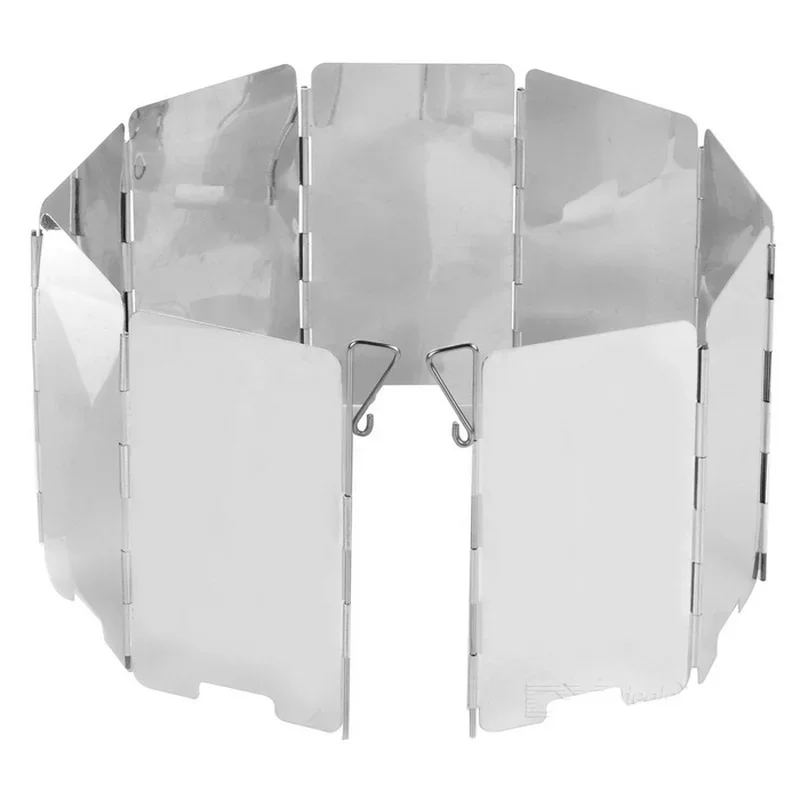 防風折りたたみ式ウィンドシールド,防風調理スクリーン,屋外ストーブ用,8プレート,9プレート,アルミニウム合金,キャンプ用,ウィンドシールド