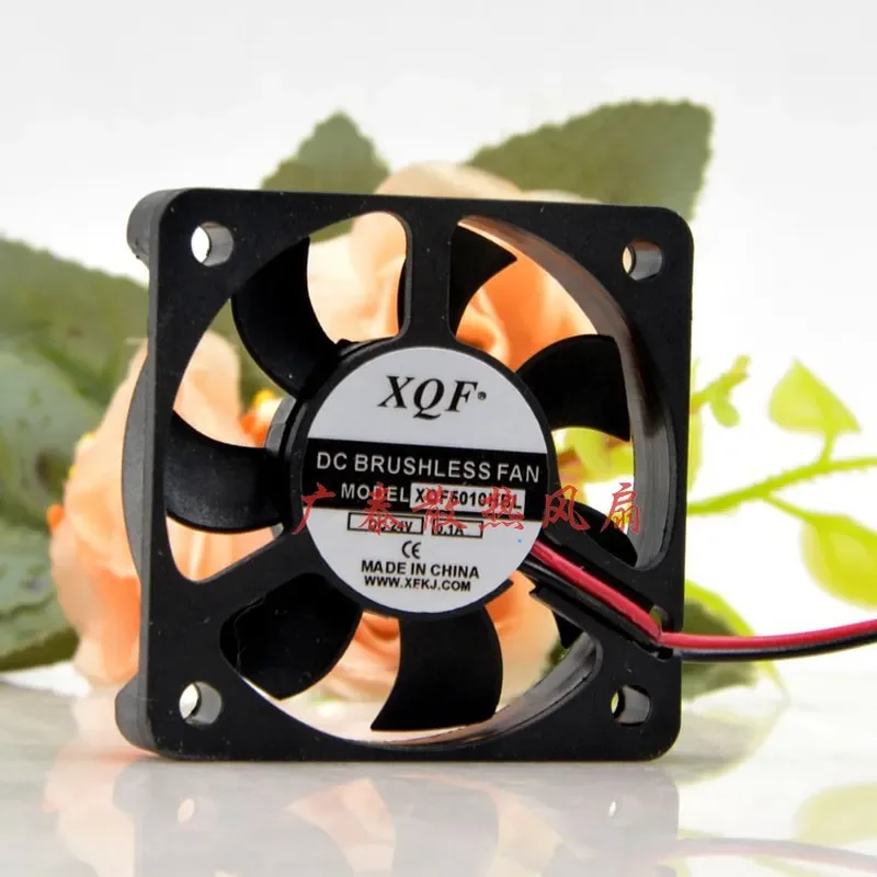 for XQF5010HBL 24V 0.1A 5CM Inverter Instrument Silent Ultra-thin Cooling Fan