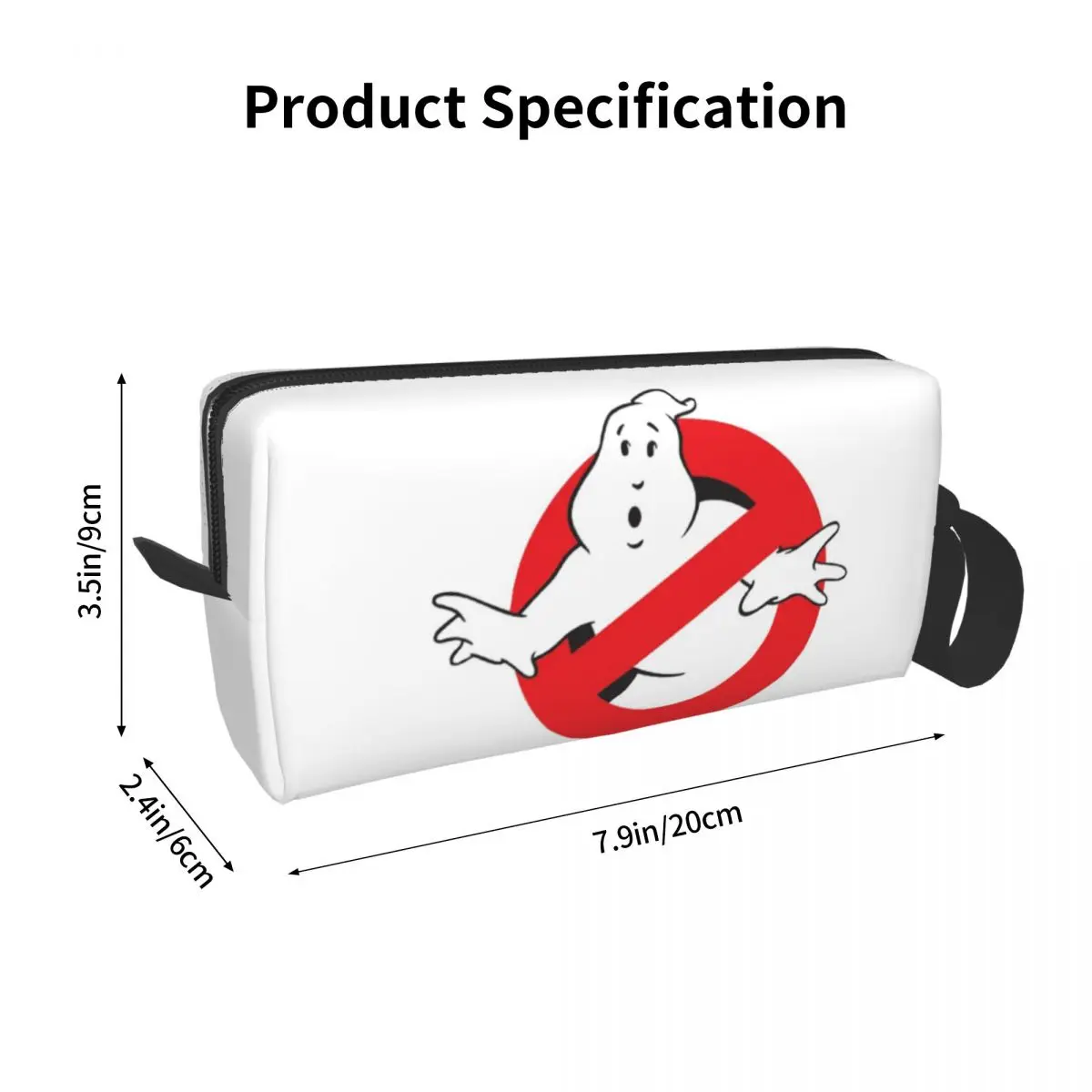 Ghostbusters Monster Movie Ghost Busters Pencil Case for Kids Pen Box Pencil Bag Stationery Supplies Travel Organizer Pouch