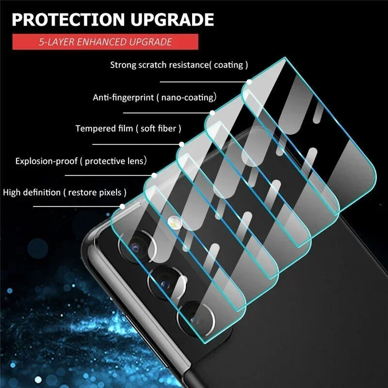 Camera Protector Glass For Samsung Galaxy A13 5G S21 FE 5G S22 Ultra 5G A23 A33 A73 A70 A42 A12 A52 A72 S20 Lens Protective Film