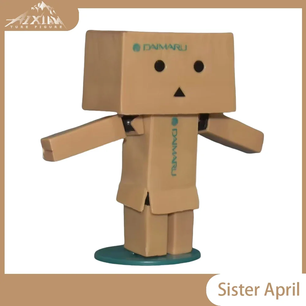 Aixlan Cute Sister April Figure 9cm Joint Mobility Danboard PVC Action Figure Amine Birthday Gift Collectible Figurine