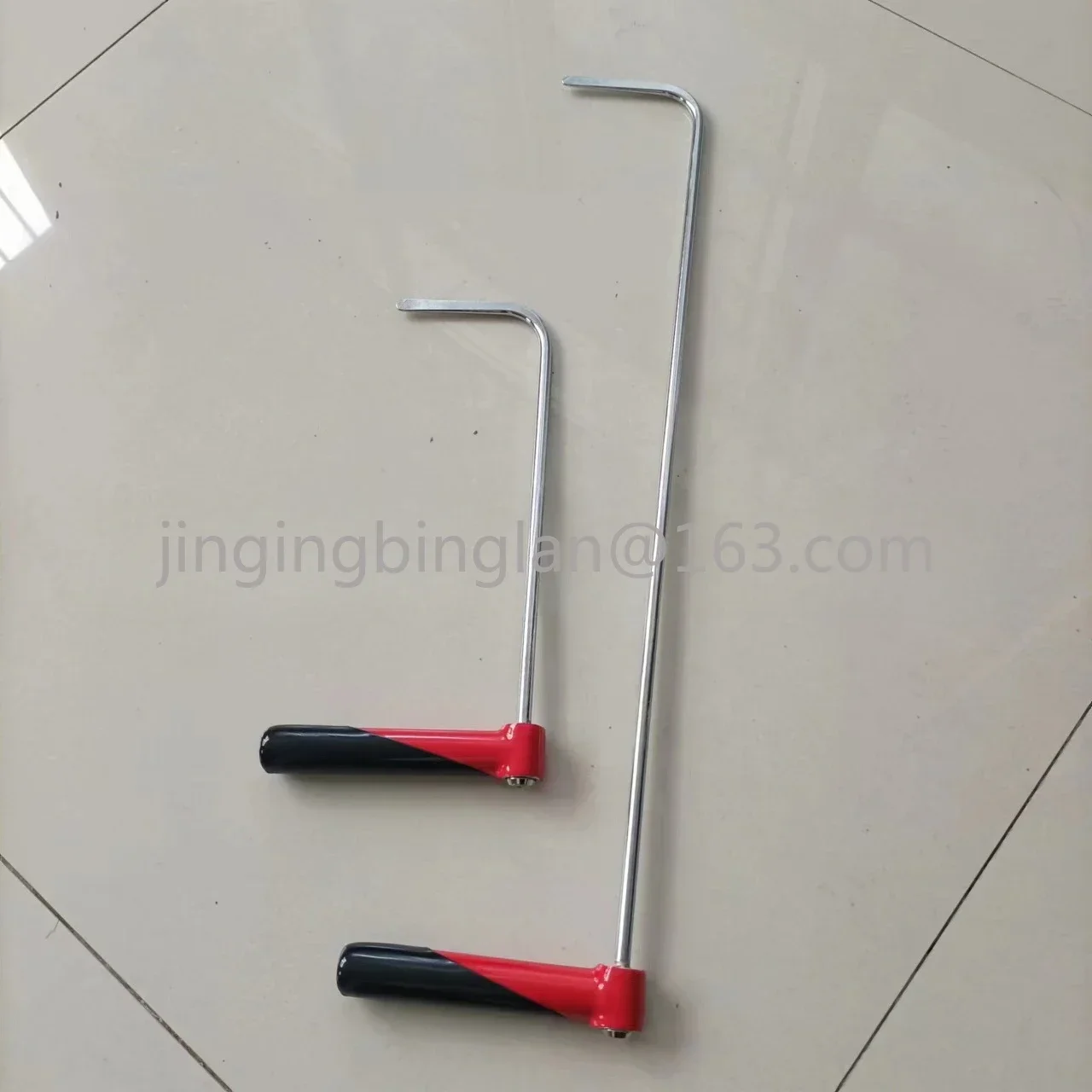 2 pcs Car dent repair tool, rotatable hook body interlayer repair