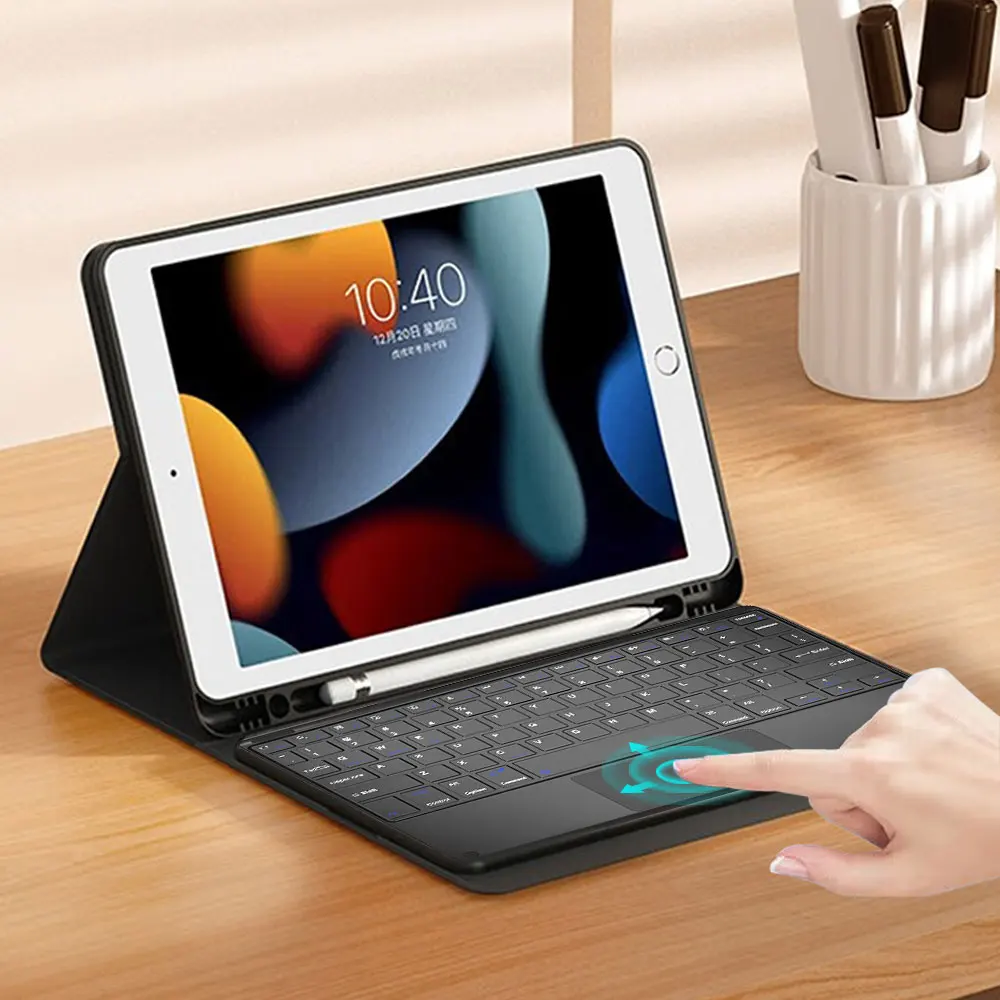 Funda completa con teclado Magic Keyboard para iPad Pro 12 9, 11, iPad 10th, 10,9, 9th, 10,2, generación Air 5, 10,9, Mini 6, 2022