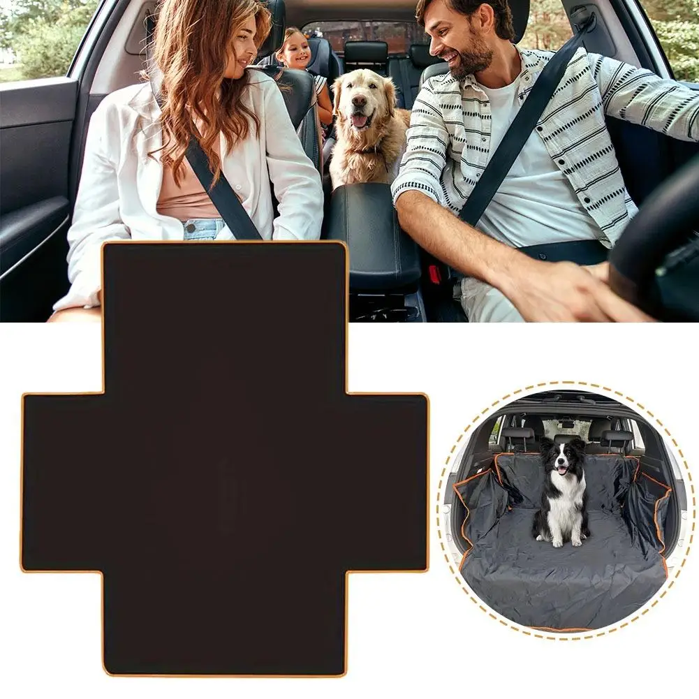 

180*105cm Car Anti-dirty Mat Car Trunk Pet Mat SUV Universal Wear-resistant Rear Seat Dog Cat Large Waterproof Anti-dirty Mat