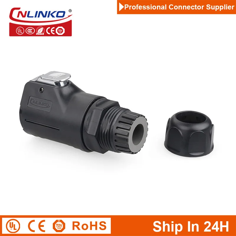 Cnlinko LP28 3Pin M28 Waterproof Aviation 35A Strong Power Wire Adapter Connector Plug Socket for New Energy Resource Industry