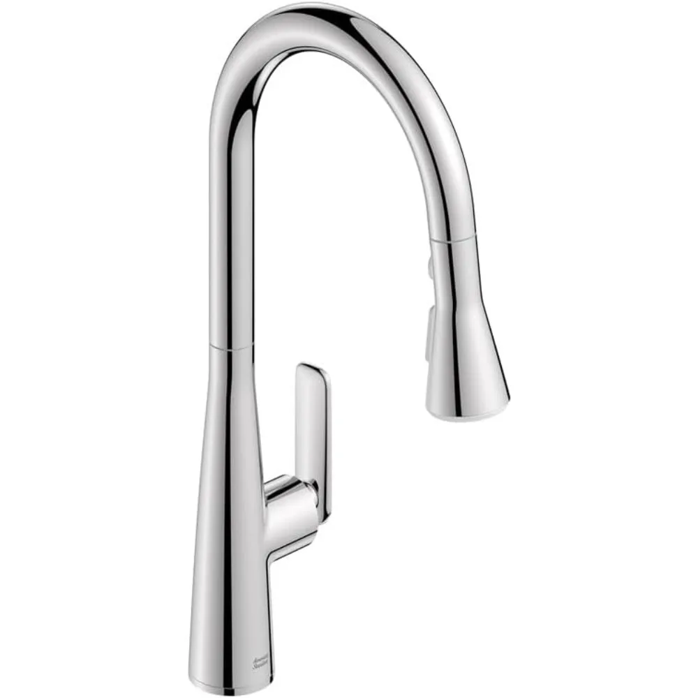 

American Standard 1048810000 Aspirations Single Hole Kitchen Faucet with Pull-Out Spray, 1.8 GPM, Polished Chrome Finish