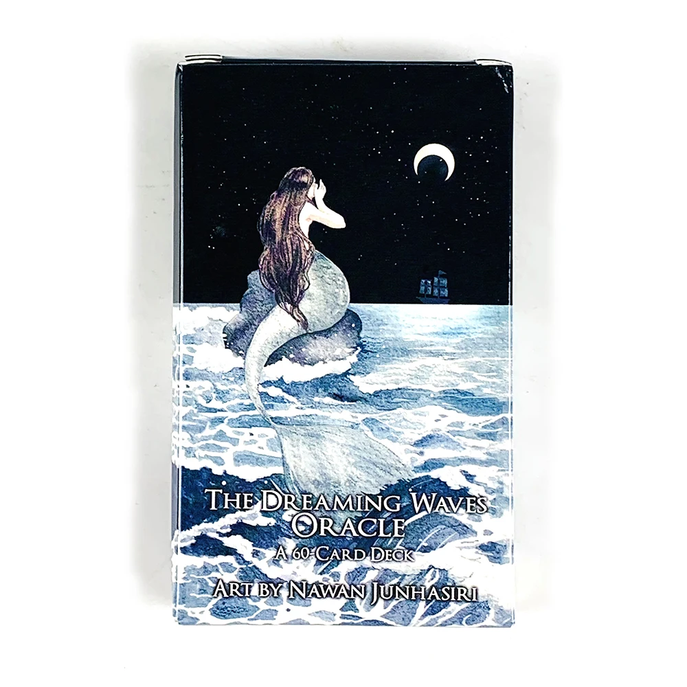 Dreaming Waves Oracle Cards 60 Cards, Deep Emotional Guidance Cards Game, Perfect for Emotional Healing & Intuitive Reading