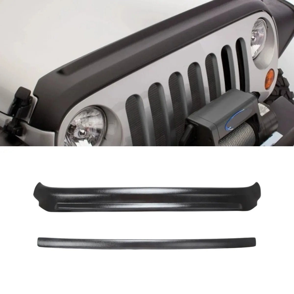 Car Sandstone Barrier Hood Cover For Jeep Wrangler JK Body Kit Car Accessories