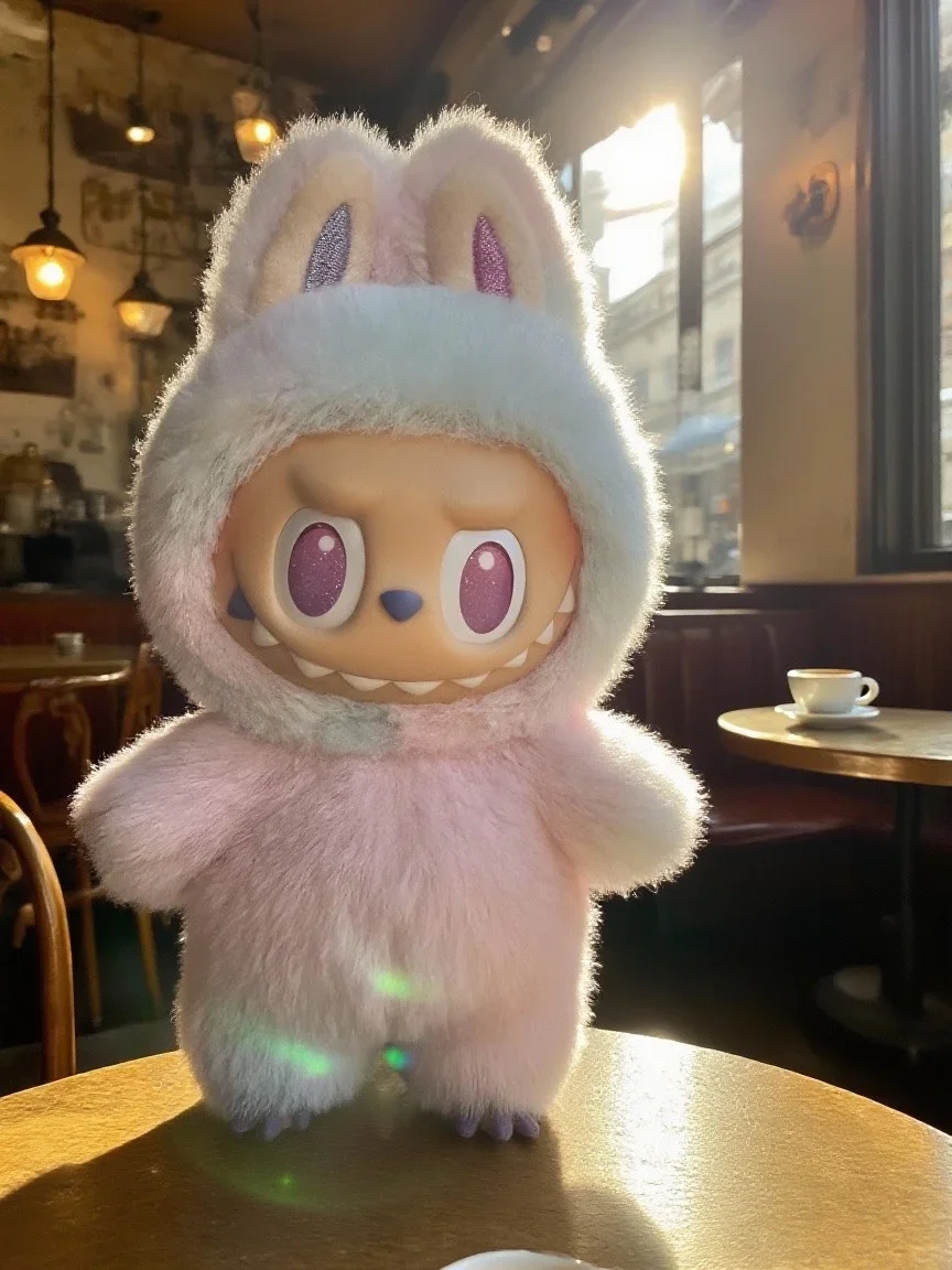 POP MART LABUBU Blind Box THE MONSTERS Big into Energy Vinyl-Plüschfigur Trendige Original Mystery Box Kawaii Anhänger Anime Actionfigur