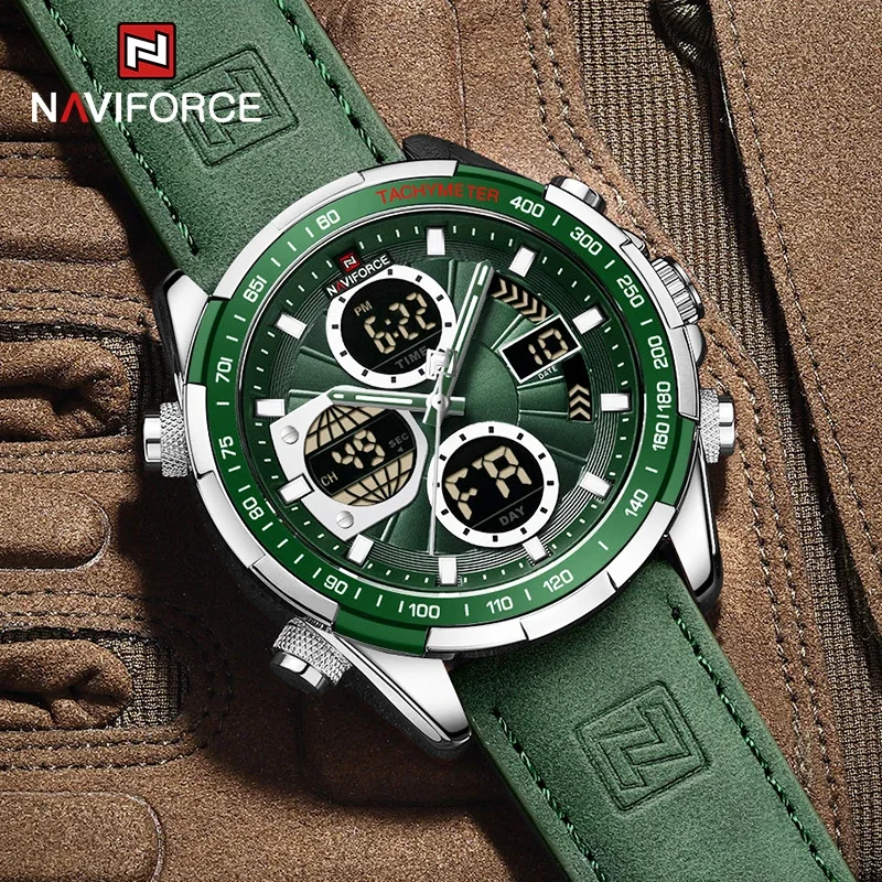 New NAVIFORCE Fashion Military Watches for Men Luxury Original Sports Chronograph Watch ​Waterproof Quartz WristWatch Clock Gift