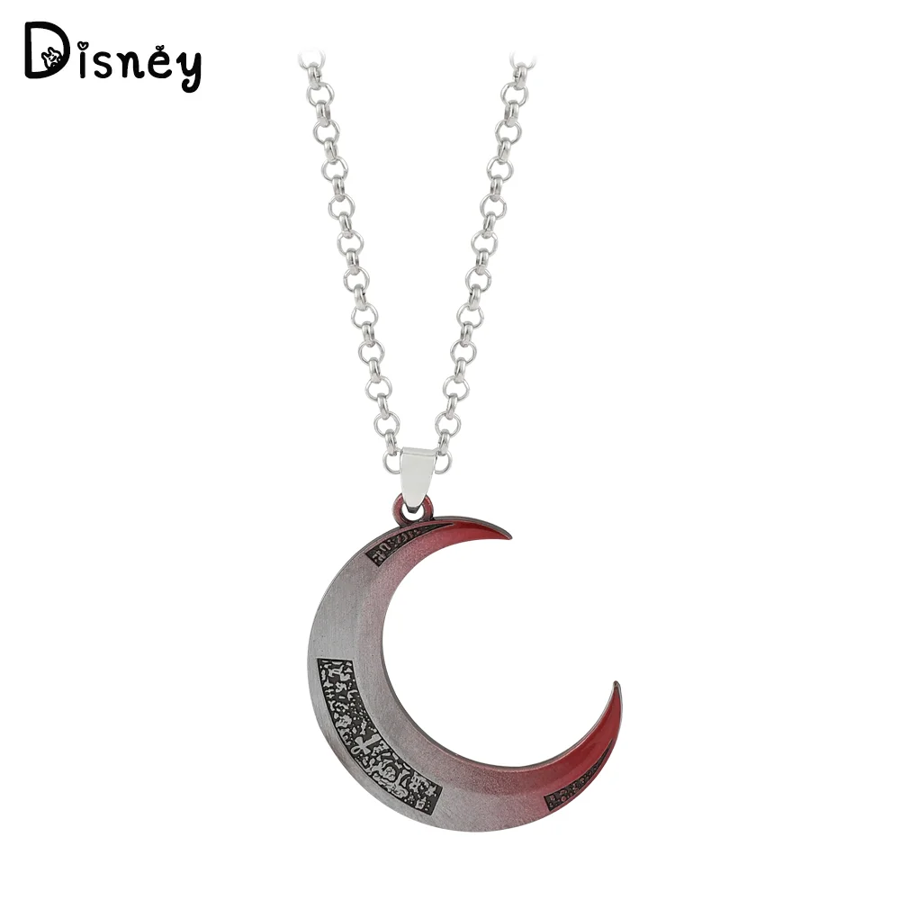 Marvel Superheroes Moon Knight Necklace Avengers Marc Spector Crescent Dart Pendant Necklace Accessories for Fans Quality Gifts